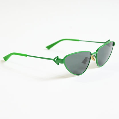 Bottega BV1186S 004 Womens Authentic Sunglasses Lime/Black, 59mm - New