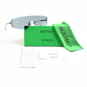 Bottega BV1299S 001 Womens Authentic Sunglasses Black/Gray, 99mm - New