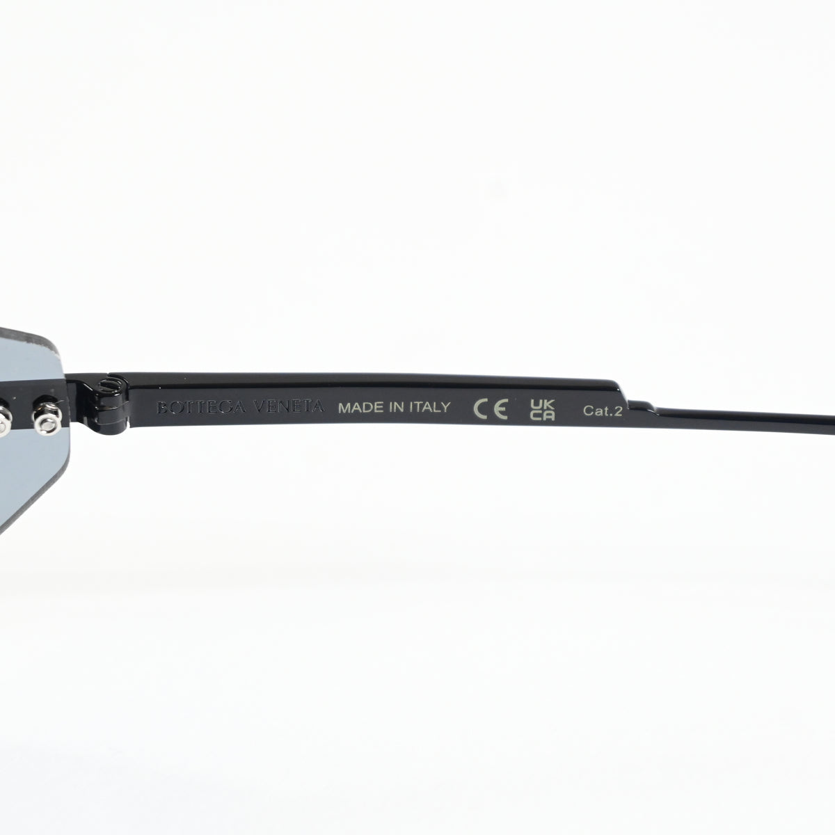 Bottega BV1299S 001 Womens Authentic Sunglasses Black/Gray, 99mm - New