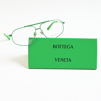 Bottega BV1196O 004 Unisex Authentic Eyeglasses Lime, 59mm - New
