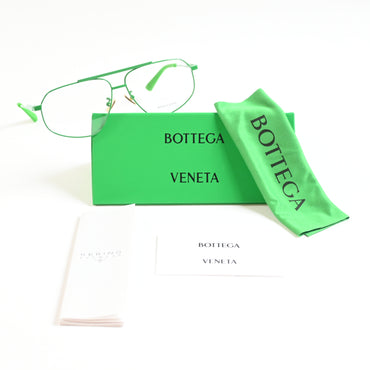 Bottega BV1196O 004 Unisex Authentic Eyeglasses Lime, 59mm - New