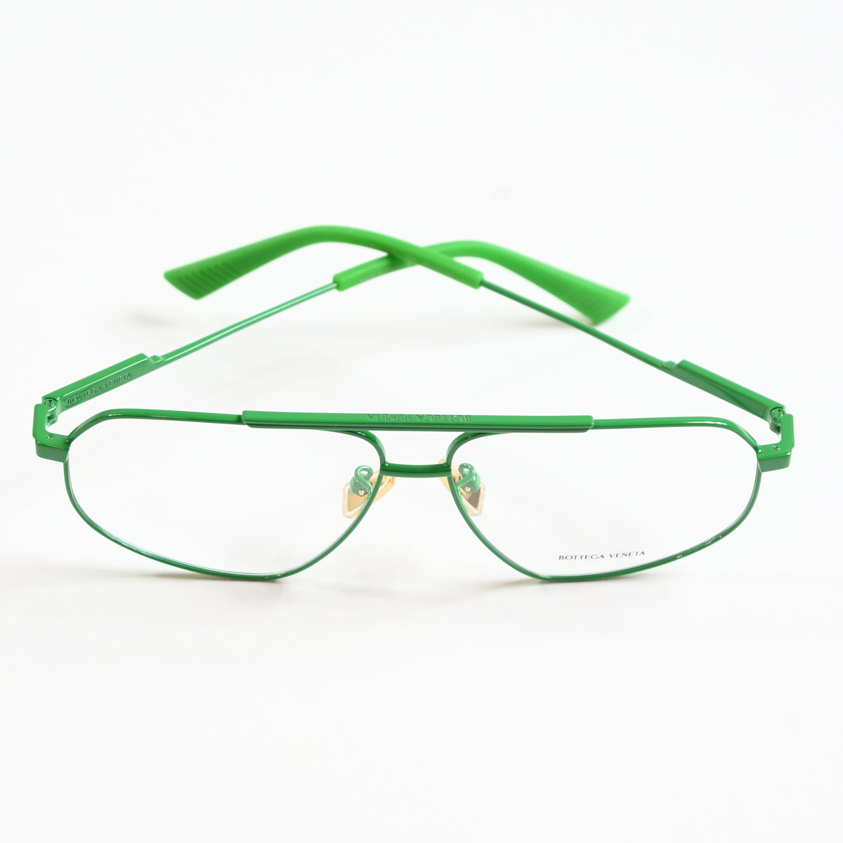 Bottega BV1196O 004 Unisex Authentic Eyeglasses Lime, 59mm - New