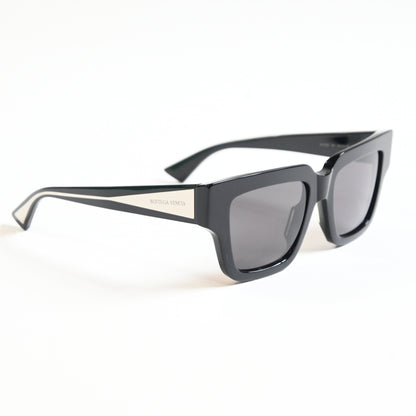 Bottega BV1276S 001 Womens Authentic Sunglasses Black/Silver, 52mm - New