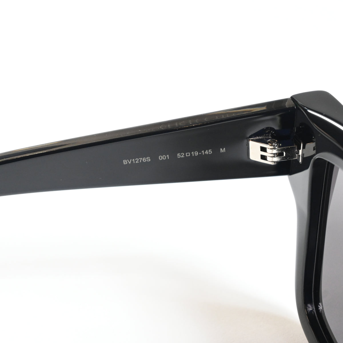 Bottega BV1276S 001 Womens Authentic Sunglasses Black/Silver, 52mm - New