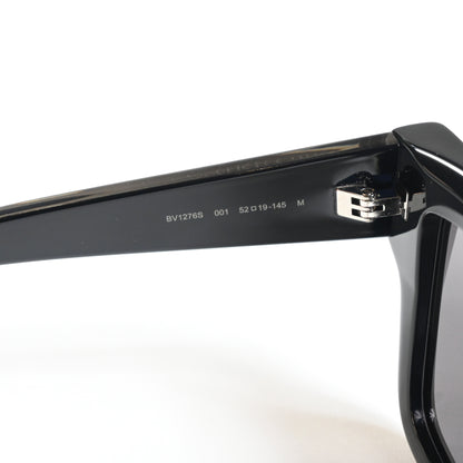 Bottega BV1276S 001 Womens Authentic Sunglasses Black/Silver, 52mm - New