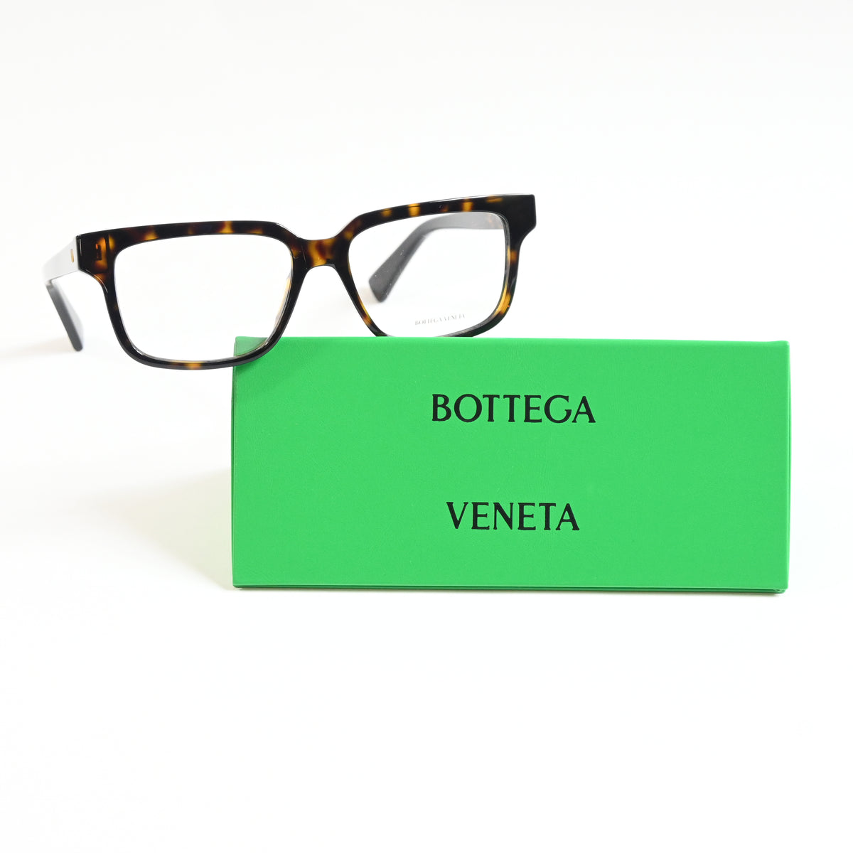 Bottega BV1256O 002 Mens Authentic Eyeglasses Havana, 54mm - New