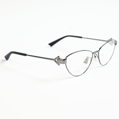 Bottega BV1188O 001 Womens Authentic Eyeglasses Gray/Silver, 56mm - New