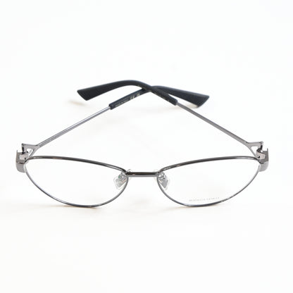 Bottega BV1188O 001 Womens Authentic Eyeglasses Gray/Silver, 56mm - New