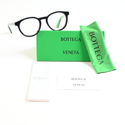 Bottega BV1225O 005 Unisex Authentic Eyeglasses Lime/Black, 50mm - New