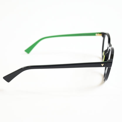 Bottega BV1225O 005 Unisex Authentic Eyeglasses Lime/Black, 50mm - New