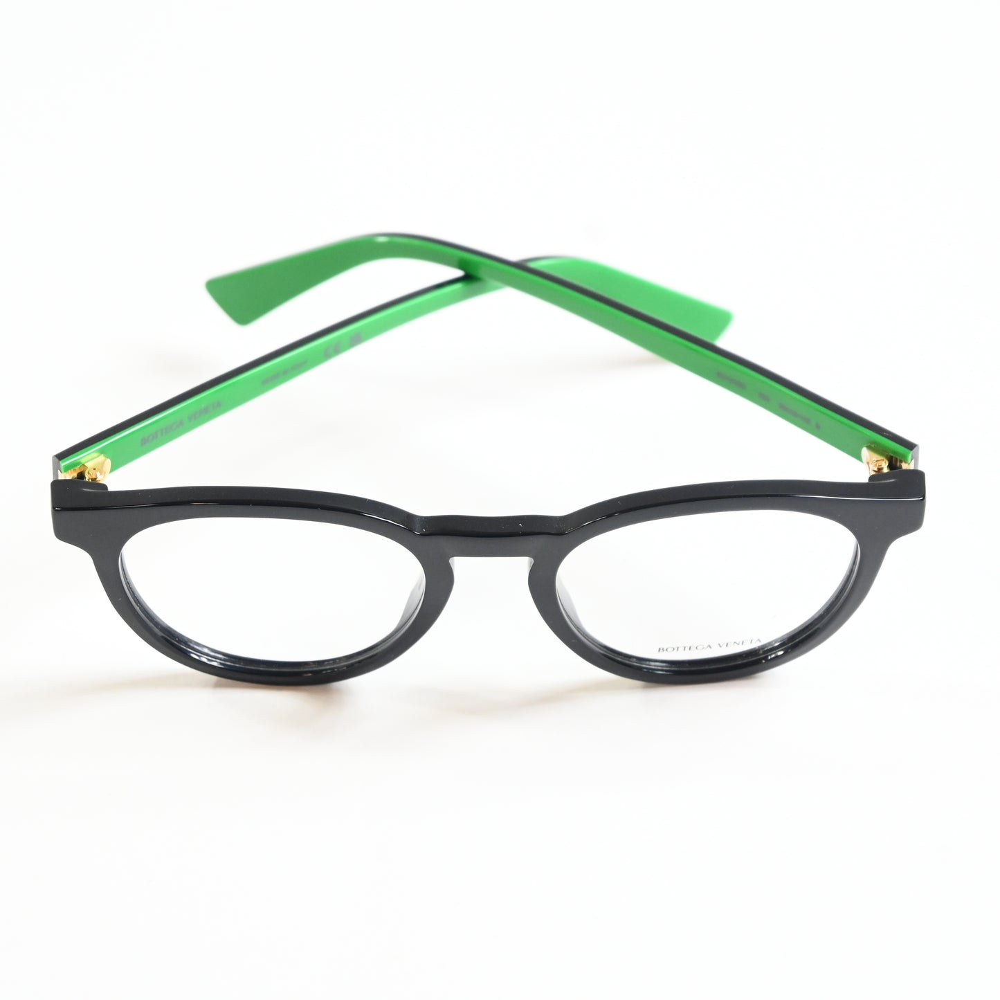 Bottega BV1225O 005 Unisex Authentic Eyeglasses Lime/Black, 50mm - New