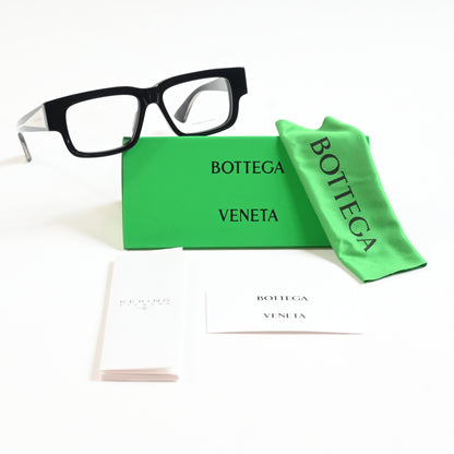 Bottega BV1280O 001 Womens Authentic Eyeglasses Black/Gray, 51mm - New