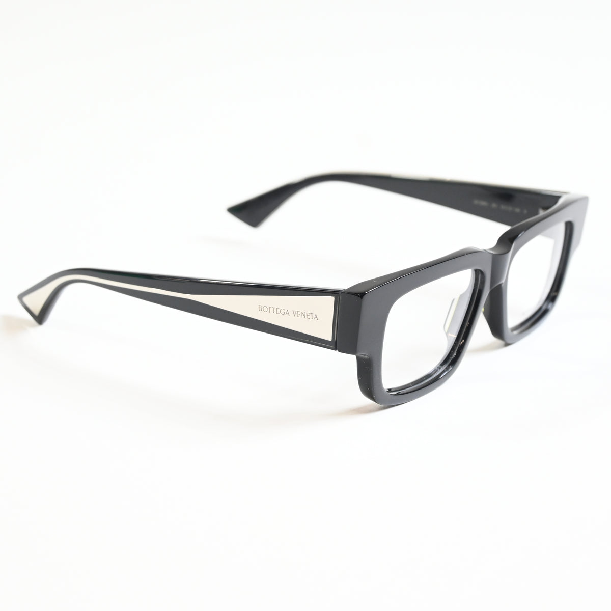 Bottega BV1280O 001 Womens Authentic Eyeglasses Black/Gray, 51mm - New