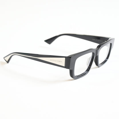 Bottega BV1280O 001 Womens Authentic Eyeglasses Black/Gray, 51mm - New