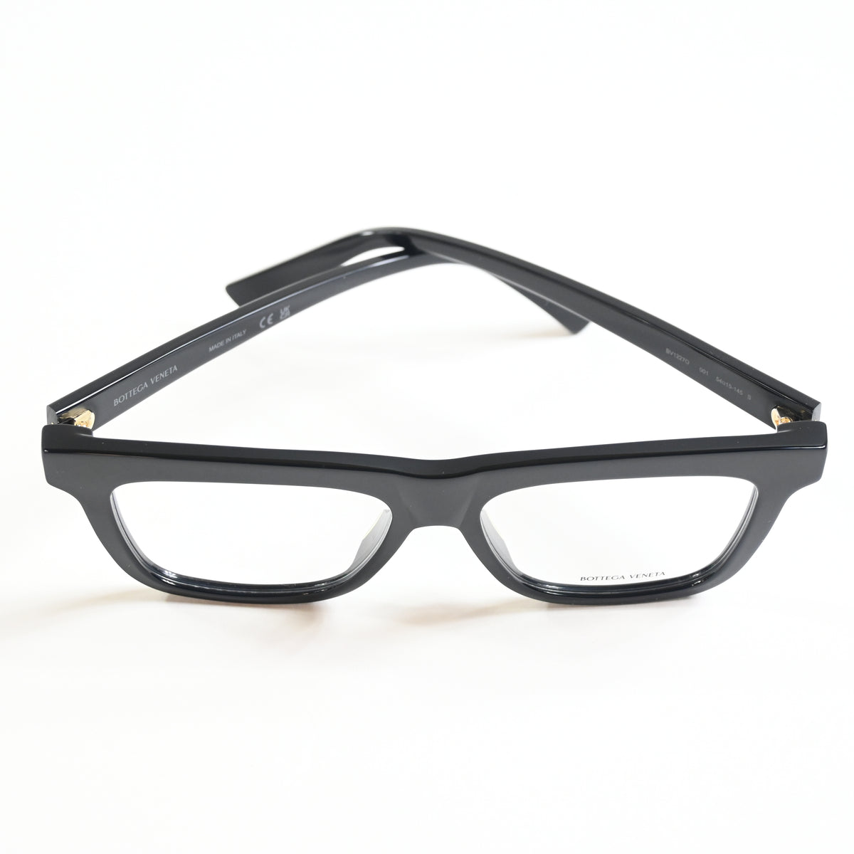 Bottega BV1227O 001 Mens Authentic Eyeglasses Black, 54mm - New