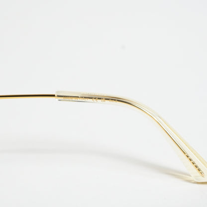 Bottega BV1265S 004 Womens Authentic Sunglasses Clear Yellow/Gold, 54mm - New