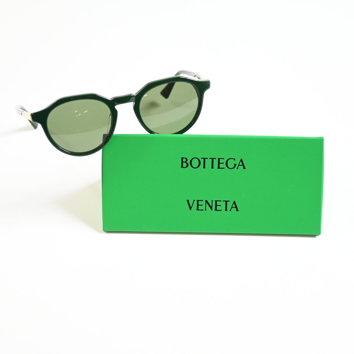 Bottega Veneta BV1260S 004 Men's Sunglasses Green Size 49