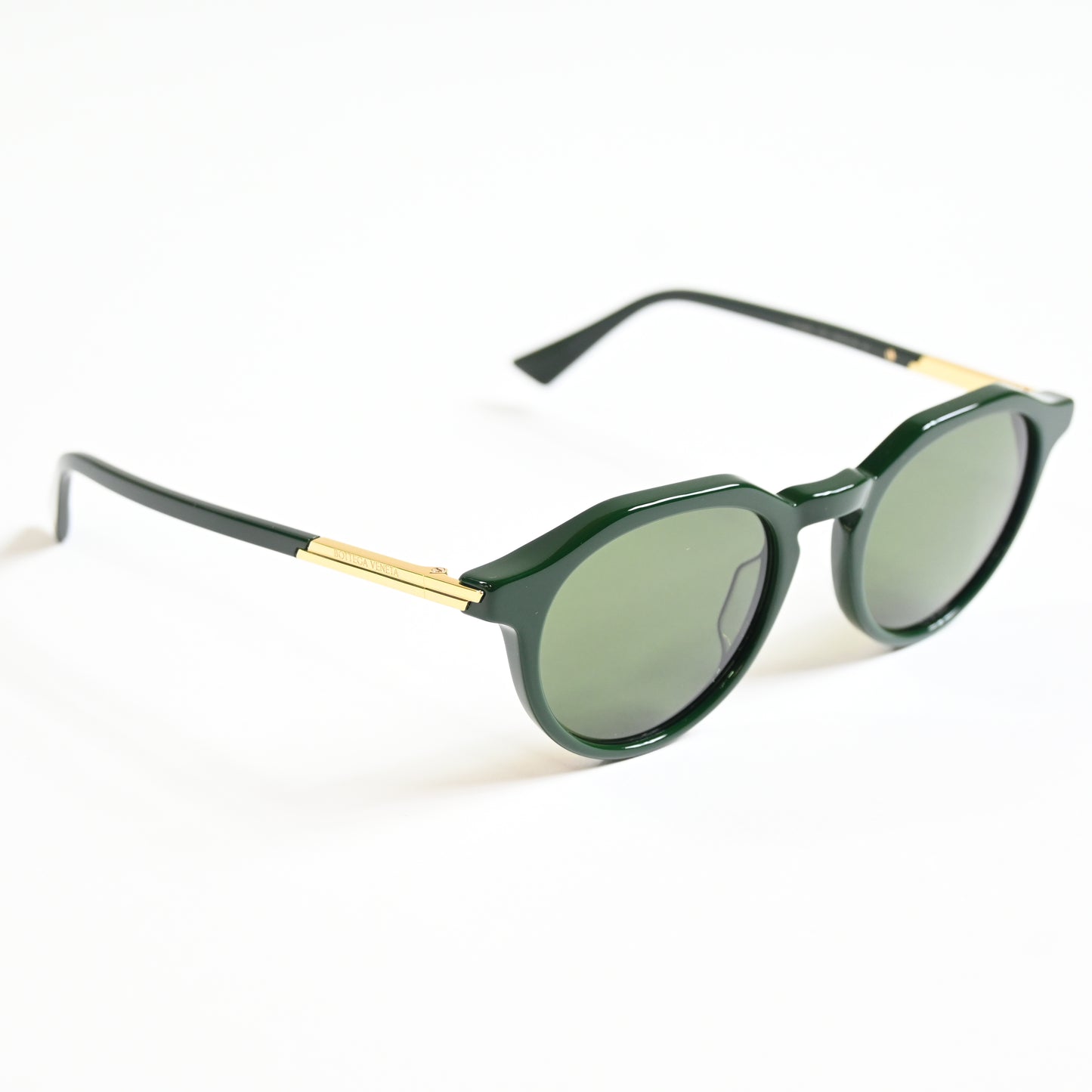 Bottega Veneta BV1260S 004 Men's Sunglasses Green Size 49
