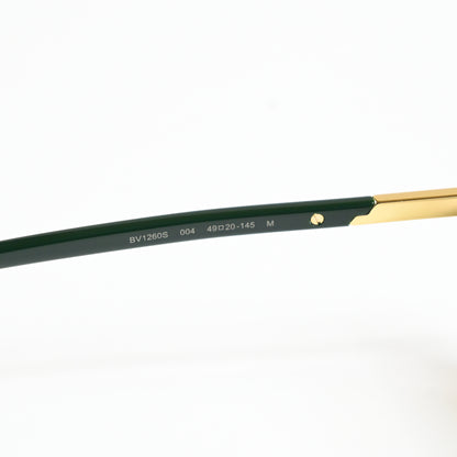 Bottega Veneta BV1260S 004 Men's Sunglasses Green Size 49