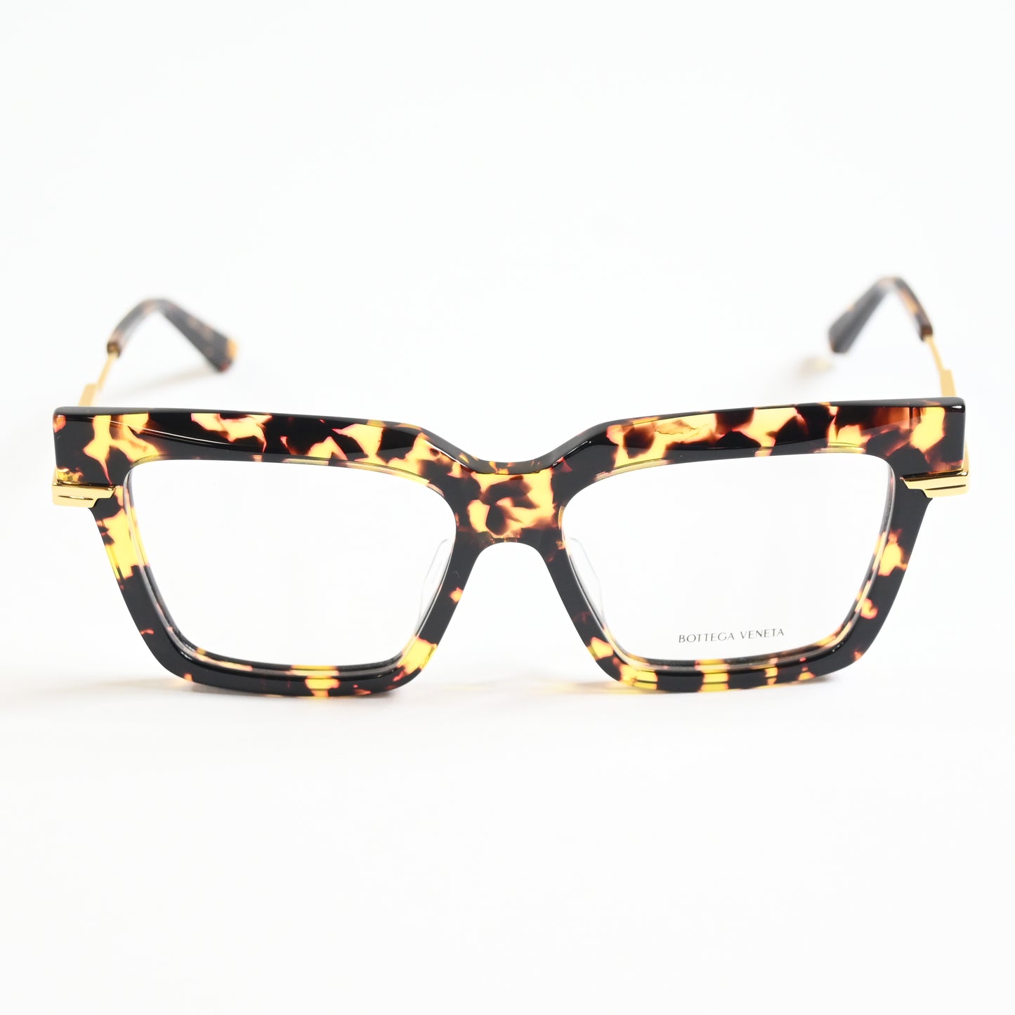 Bottega BV1243O 002 Womens Authentic Eyeglasses Black/Gold, 53mm - New