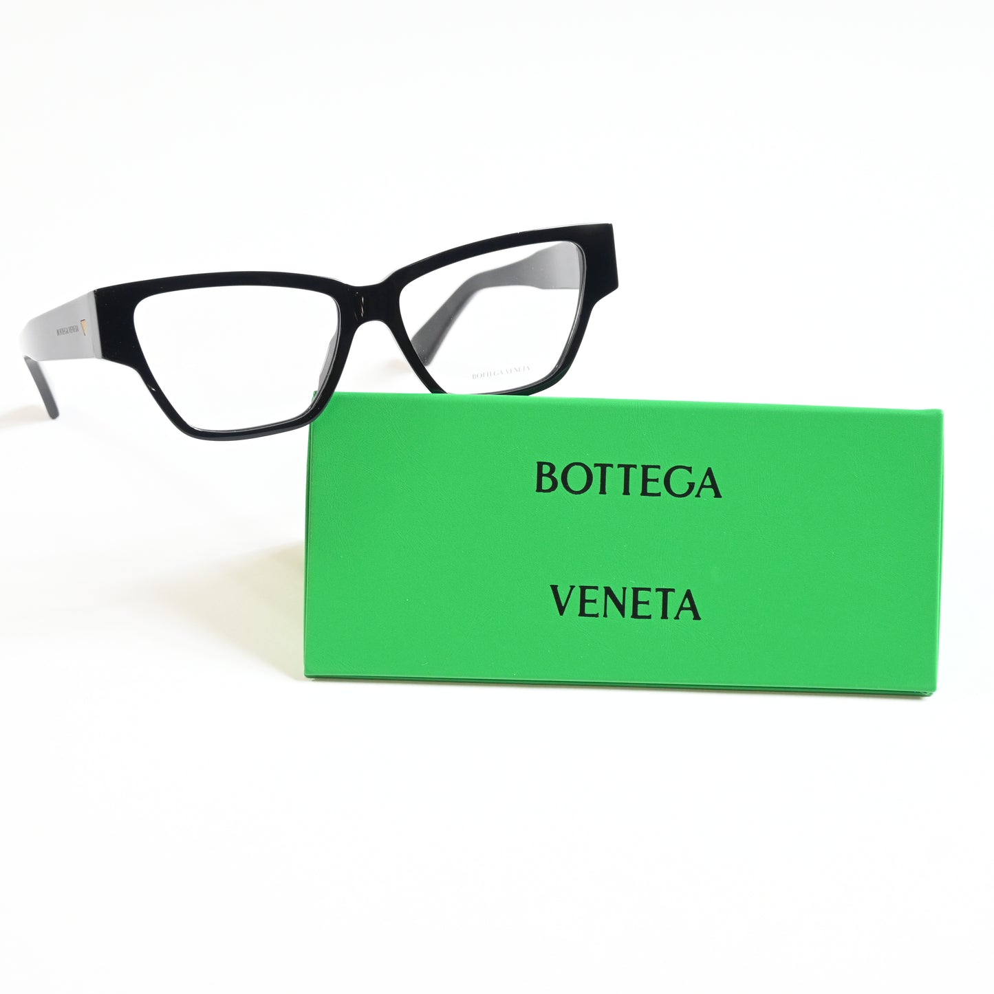 Bottega BV1288O 001 Womens Authentic Eyeglasses Black, 55mm - New