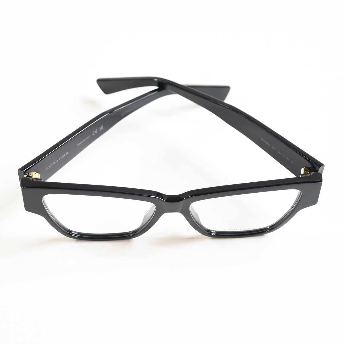 Bottega BV1288O 001 Womens Authentic Eyeglasses Black, 55mm - New