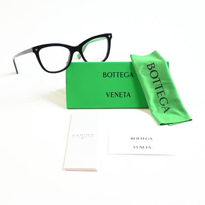 Bottega BV1226O 005 Womens Authentic Eyeglasses Lime/Black, 52mm - New