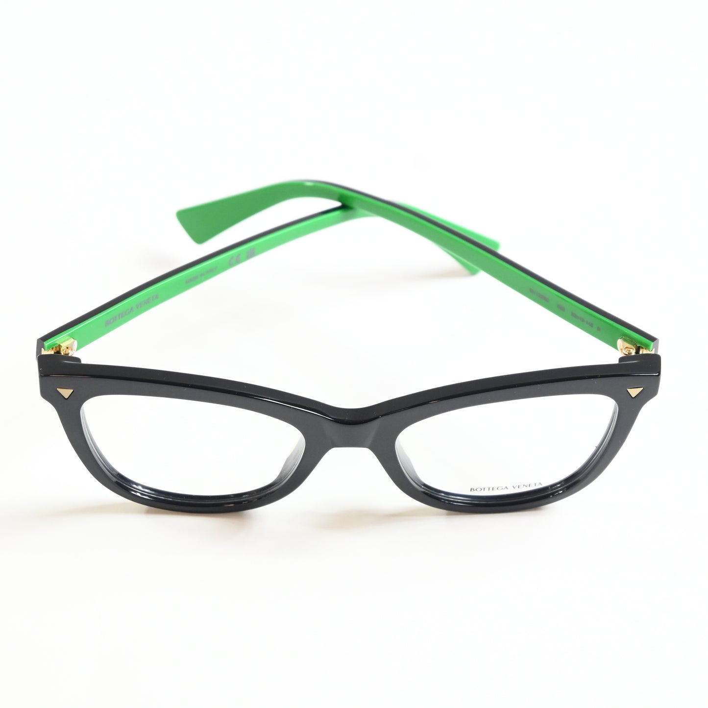 Bottega BV1226O 005 Womens Authentic Eyeglasses Lime/Black, 52mm - New