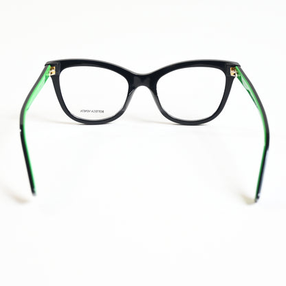 Bottega BV1226O 005 Womens Authentic Eyeglasses Lime/Black, 52mm - New