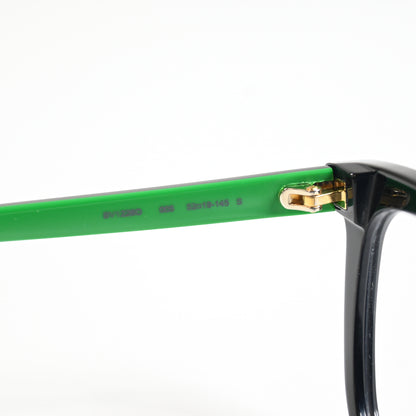 Bottega BV1226O 005 Womens Authentic Eyeglasses Lime/Black, 52mm - New