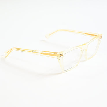 Bottega BV1258O 004 Unisex Authentic Eyeglasses Clear Yellow, 53mm - New