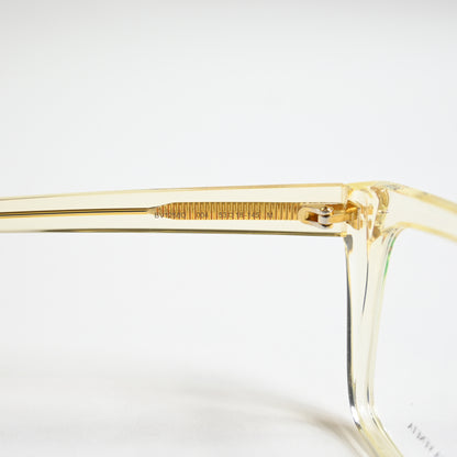 Bottega BV1258O 004 Unisex Authentic Eyeglasses Clear Yellow, 53mm - New