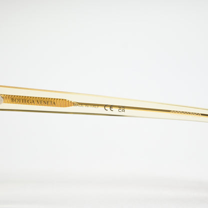 Bottega BV1258O 004 Unisex Authentic Eyeglasses Clear Yellow, 53mm - New