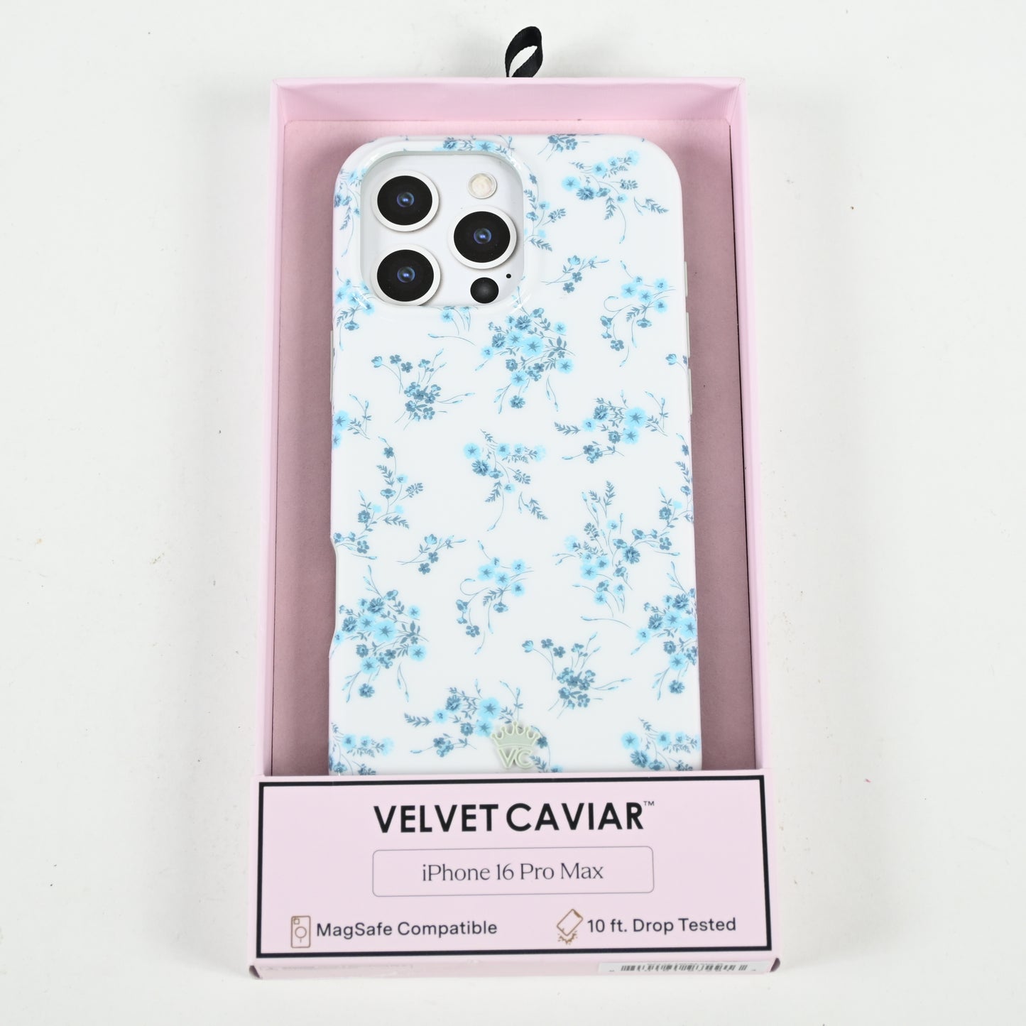 VELVET CAVIAR Apple iPhone 16 Pro Max MagSafe Case - French Blue Floral