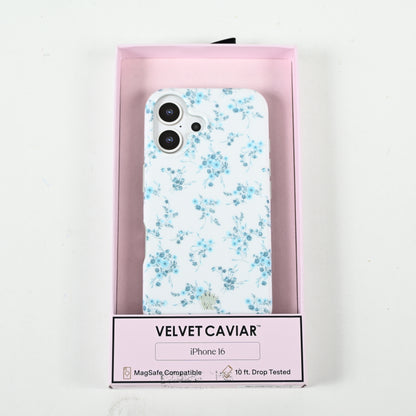 VELVET CAVIAR Apple iPhone 16 MagSafe Case - French Blue Floral