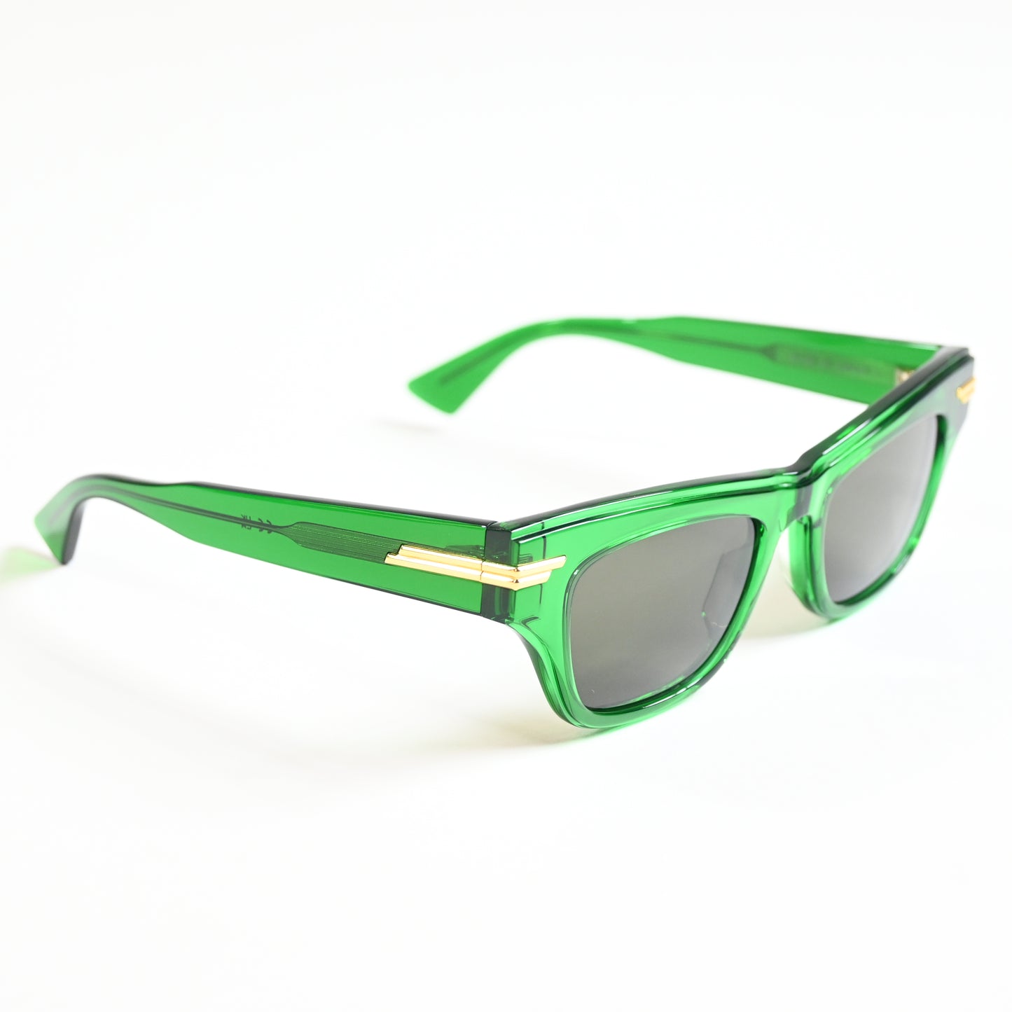Bottega BV1122S 004 Womens Authentic Sunglasses Lime/Gold, 51mm - New