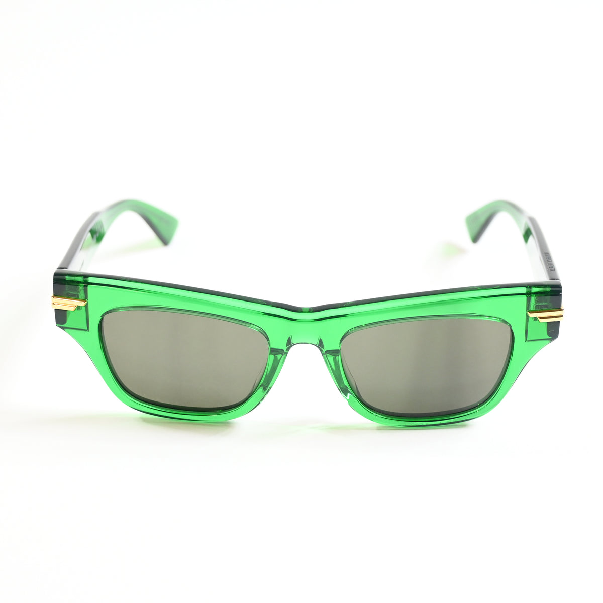 Bottega BV1122S 004 Womens Authentic Sunglasses Lime/Gold, 51mm - New