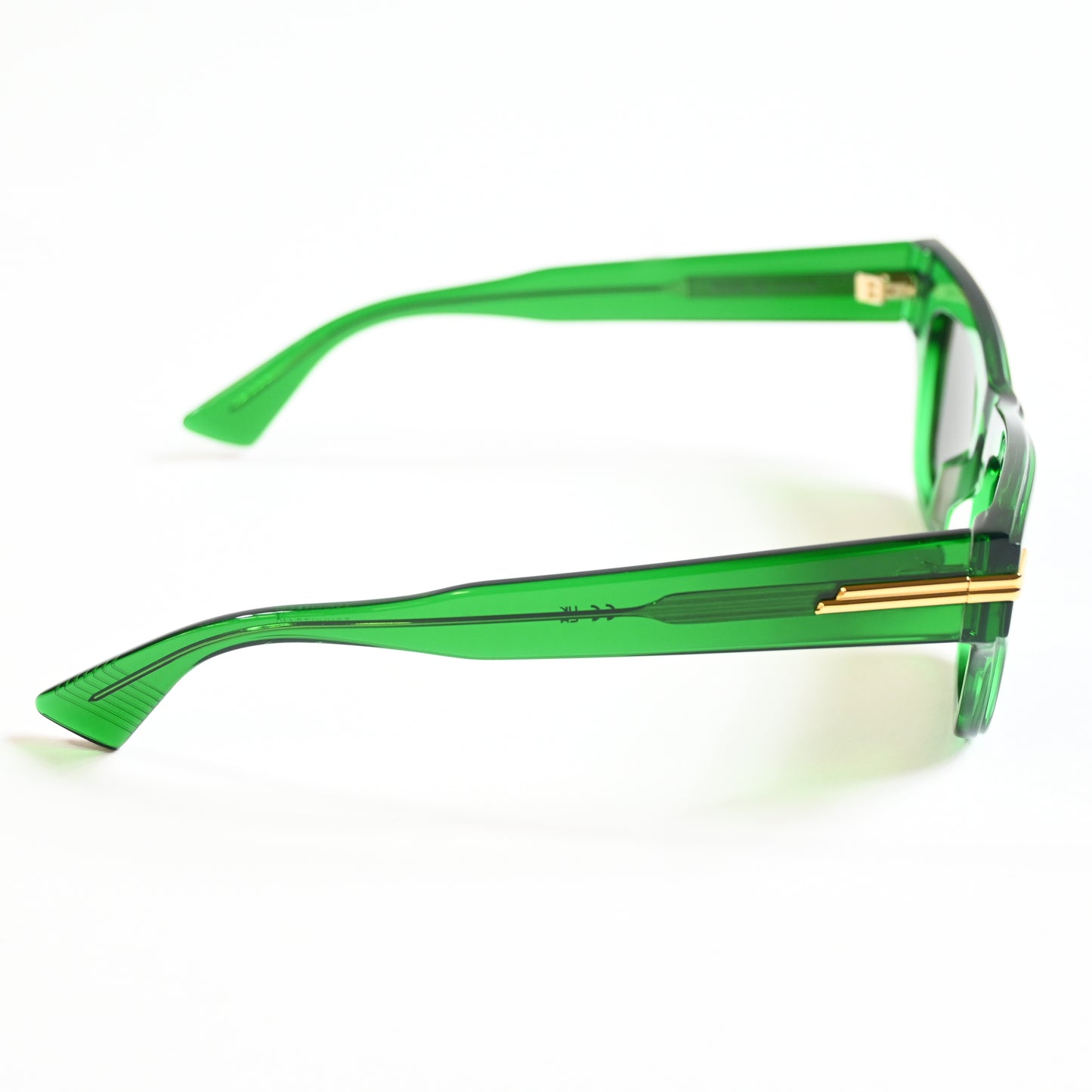 Bottega BV1122S 004 Womens Authentic Sunglasses Lime/Gold, 51mm - New