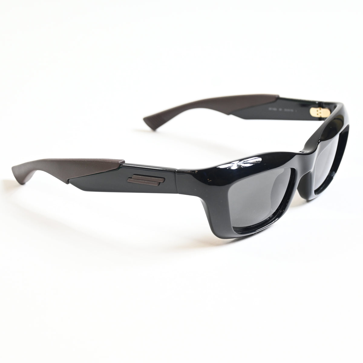 Bottega BV1182S 001 Womens Authentic Sunglasses Black/Gray, 51mm - New