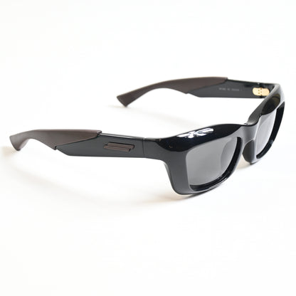 Bottega BV1182S 001 Womens Authentic Sunglasses Black/Gray, 51mm - New
