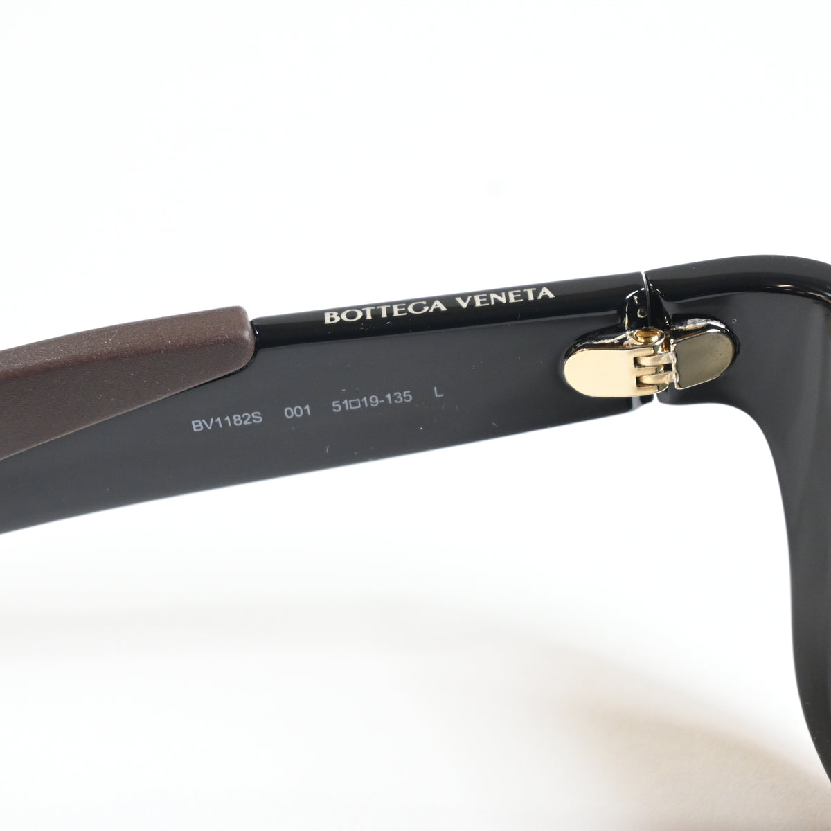 Bottega BV1182S 001 Womens Authentic Sunglasses Black/Gray, 51mm - New