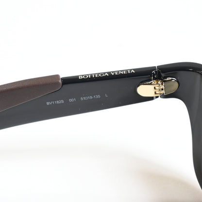 Bottega BV1182S 001 Womens Authentic Sunglasses Black/Gray, 51mm - New