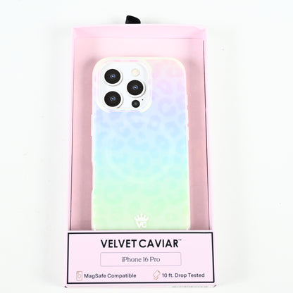 VELVET CAVIAR Apple iPhone 16 Pro MagSafe Case - White Opal Leopard