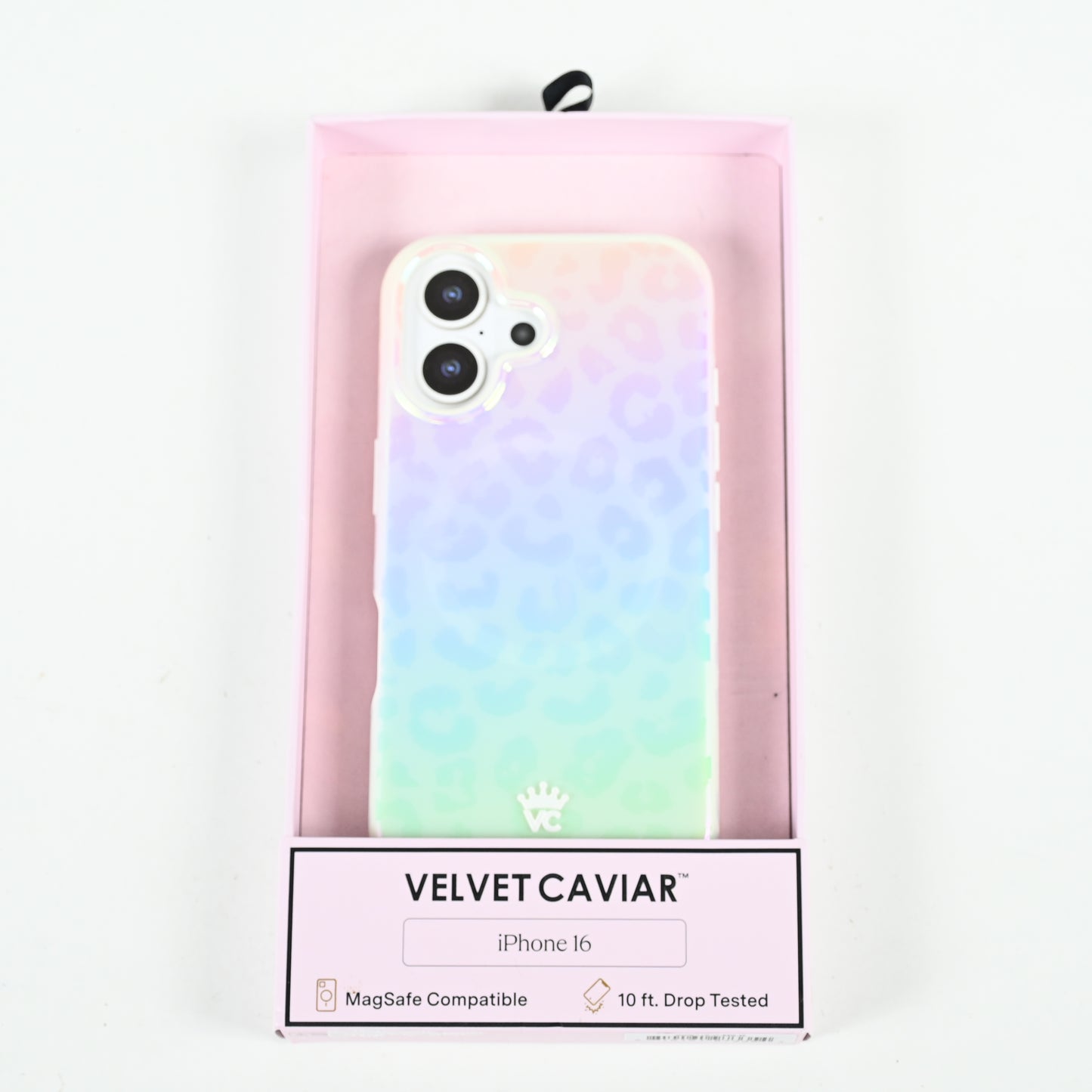 VELVET CAVIAR Apple iPhone 16 MagSafe Case - White Opal Leopard