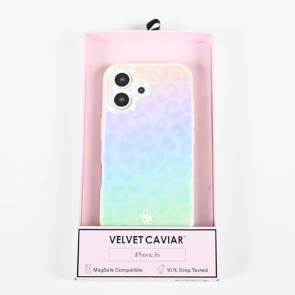 VELVET CAVIAR Apple iPhone 16 MagSafe Case - White Opal Leopard