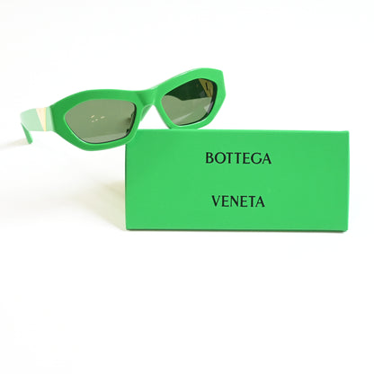 Bottega BV1221S 003 Womens Authentic Sunglasses Lime/Gold, 54mm - New
