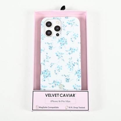 VELVET CAVIAR Apple iPhone 16 Pro Max MagSafe Case - French Blue Floral