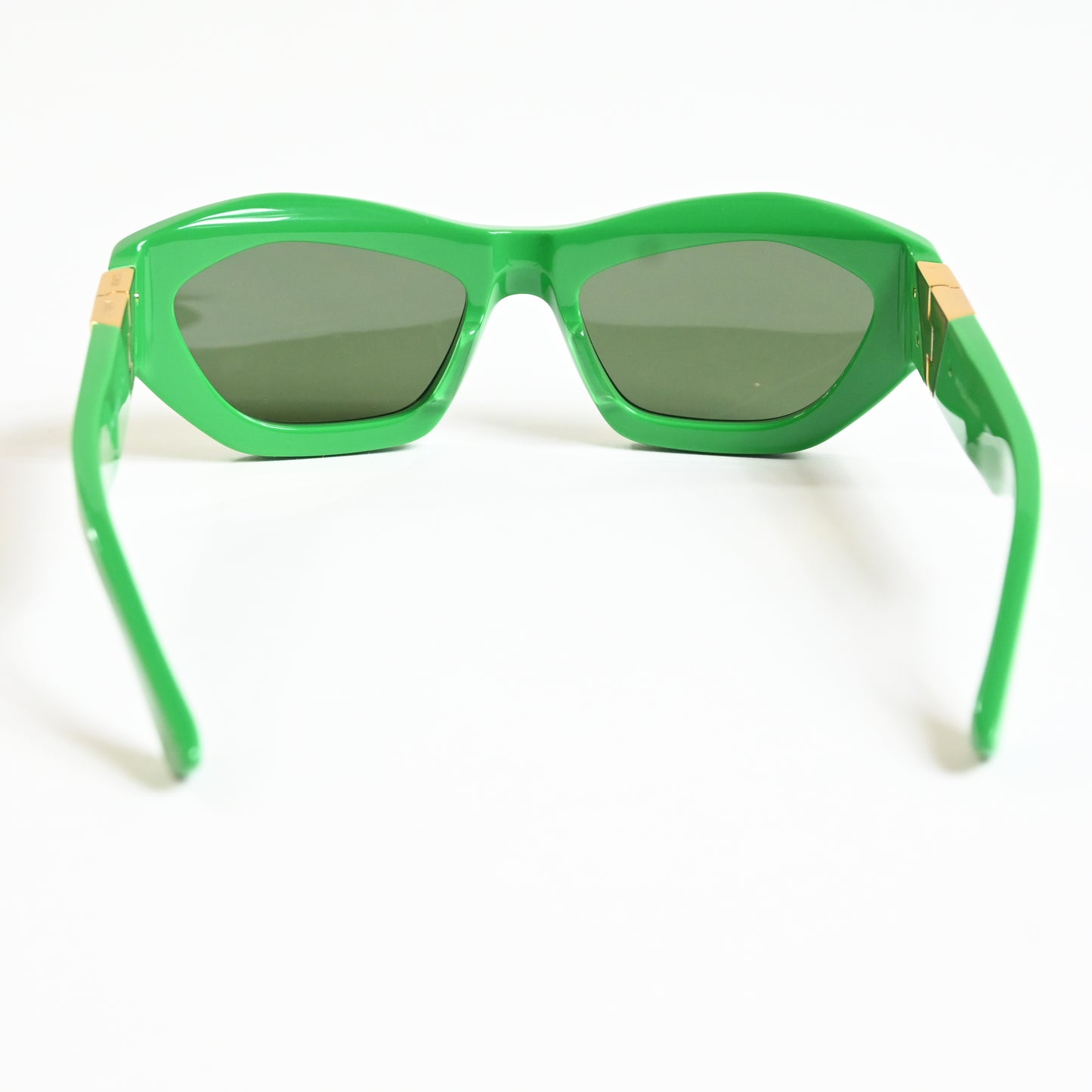 Bottega BV1221S 003 Womens Authentic Sunglasses Lime/Gold, 54mm - New