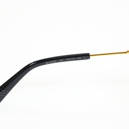 Bottega BV1243O 001 Womens Authentic Eyeglasses Black/Gold, 53mm - New