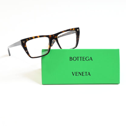 Bottega BV1258O 002 Unisex Authentic Eyeglasses Havana, 53mm - New
